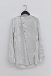 BORIS BIDJAN SABERI Diagonal Shirt SS22 SHIRT6 F1501M Light Grey
